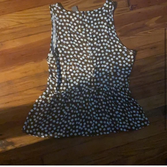 NWOT J. Crew Peplum Blouse - Picture 2 of 4